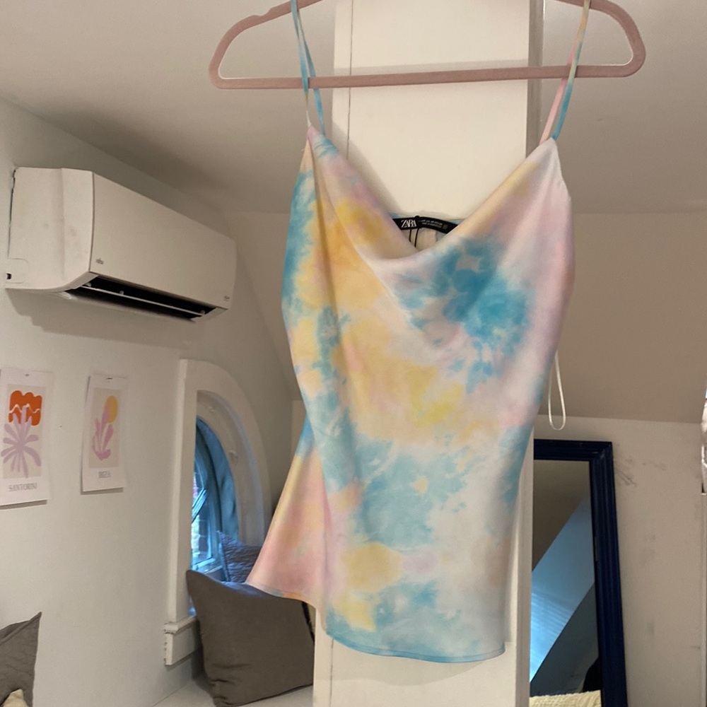 Zara cowl neck tank